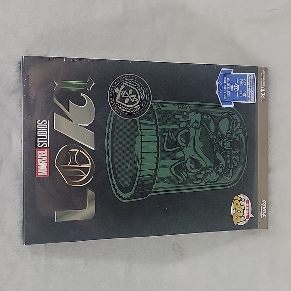 Funko Pop! Tees Marvel Studios Loki Unisex T-Shirt Size 2XL Limited Edition Tee